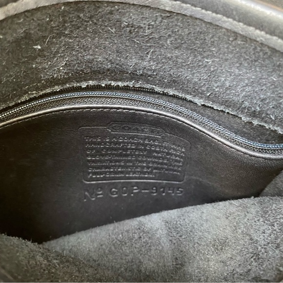 Coach Classic Legacy Flap Black Glove Leather Shoulder Bag - Picture 12 of 16